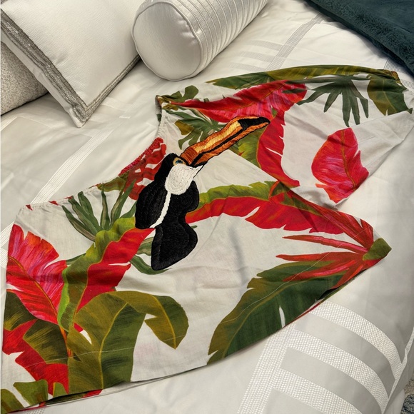 Farm For anthro one shoulder embroidered top - Picture 1 of 6